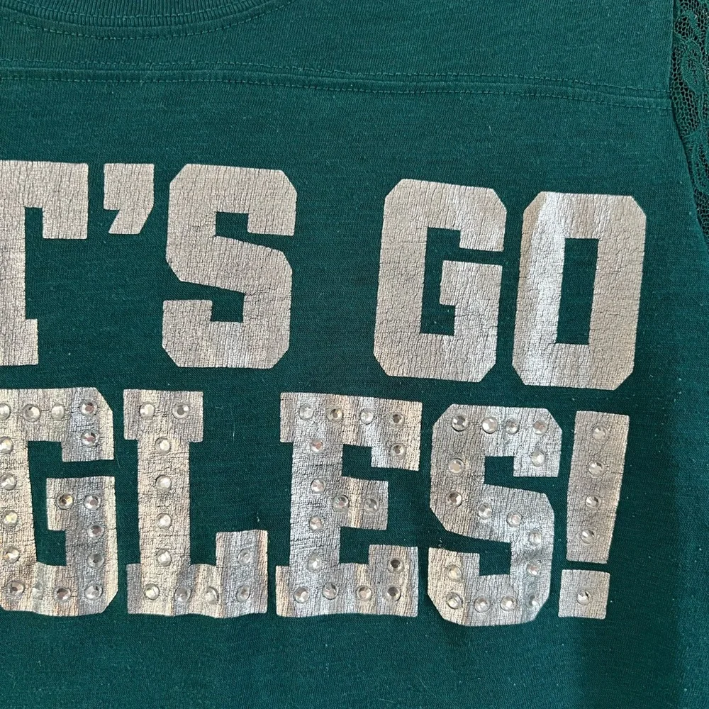 Victorias Secret PINK Philadelphia Eagles T-Shirt - Picture 3 of 7